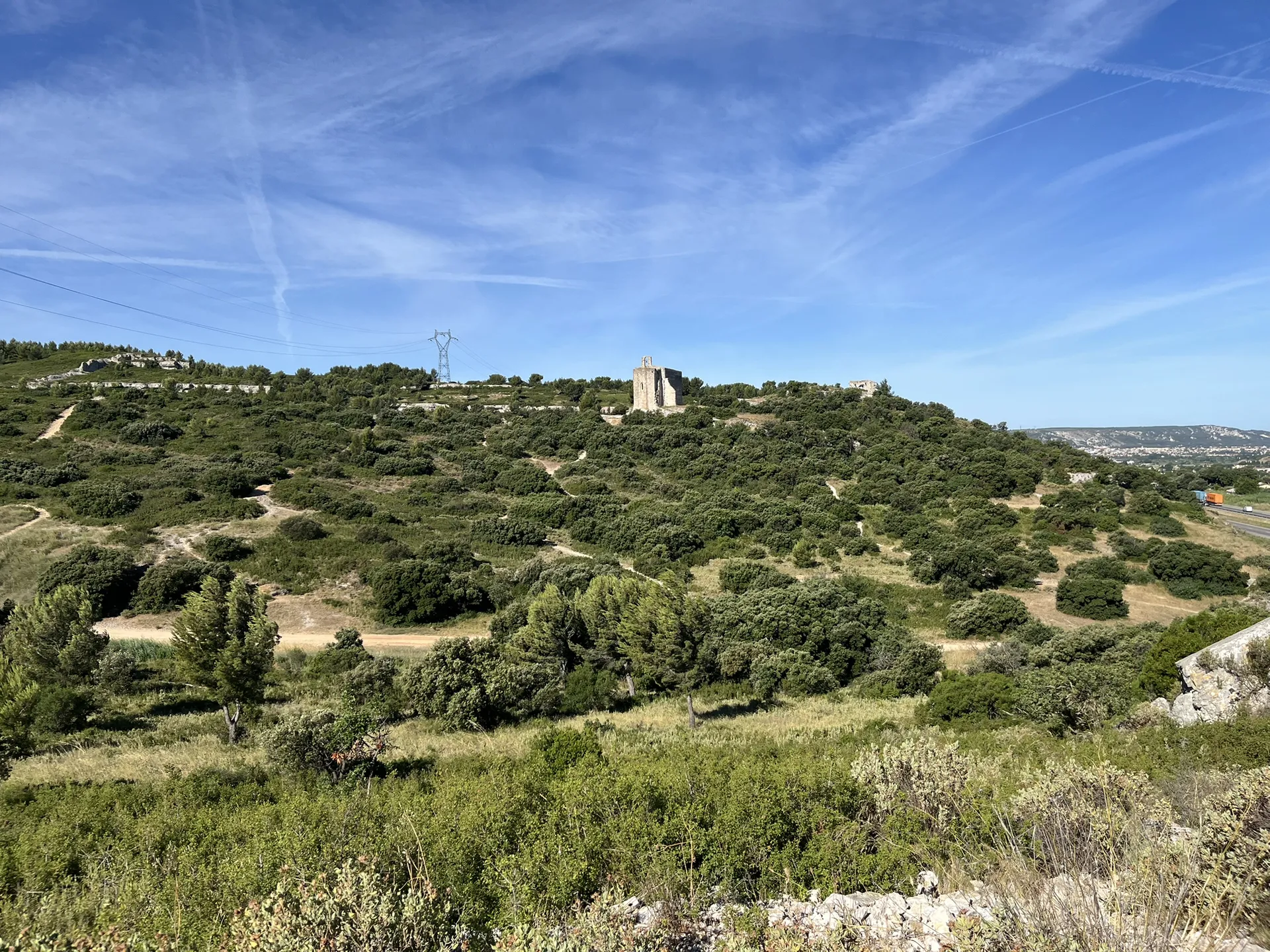 Départ galine vue Marseille, château galine, retypar la chapelle — photo 3